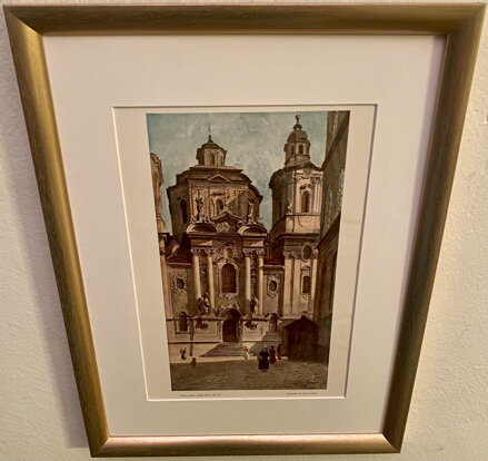 KOSTEL SV. MIKULÁŠE NA STARÉM MĚSTĚ - JANSA VÁCLAV - REPRODUKCE