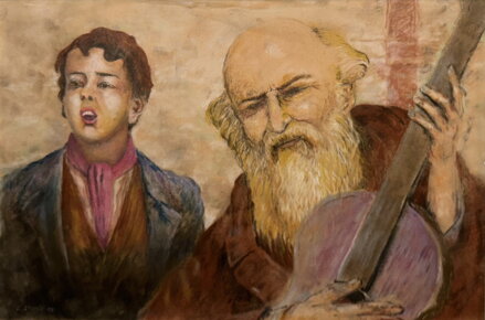 SLEPÝ ŽEBRÁK A VNUK - VICHR LUDVÍK SLEPÝ ŽEBRÁK A VNUK - VICHR LUDVÍK