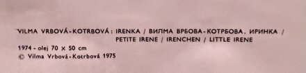 IRENKA - KOTRBOVÁ VRBKOVÁ VILMA