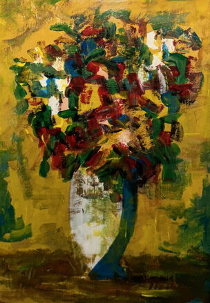 KYTICE VE VÁZE - SIGNOVÁN KYTICE VE VÁZE - SIGNOVÁN