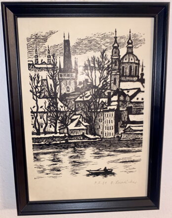 PRAHA POHLED Z VLTAVY - PROCHÁZKA O.