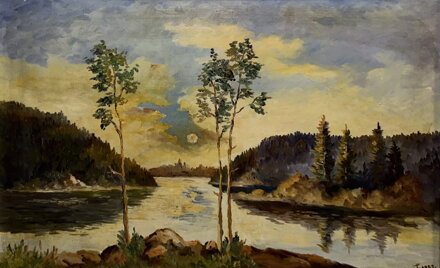 ZÁPAD SLUNCE NAD ŘEKOU - KLUST