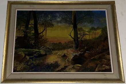 POHLED NA ZÁPAD SLUNCE - NEZNÁMÝ AUTOR