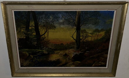 POHLED NA ZÁPAD SLUNCE - NEZNÁMÝ AUTOR