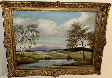 JEZERO V HORSKÉ KRAJINĚ - SIGNOVÁN