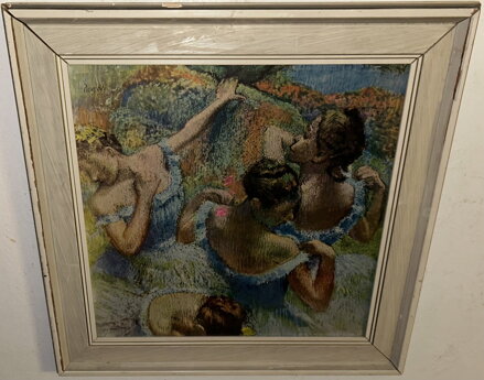 BLUE DANCERS - DEGAS EDGAR - REPRODUKCE