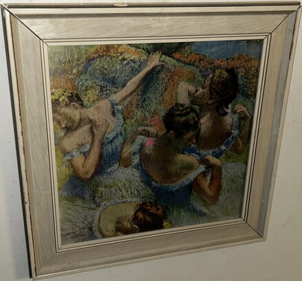 BLUE DANCERS - DEGAS EDGAR - REPRODUKCE