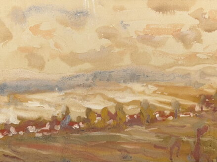 KRAJINA V MLZE - NEZNÁMÝ AUTOR