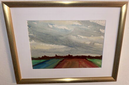 POLE V PODVEČER - NEZNÁMÝ AUTOR