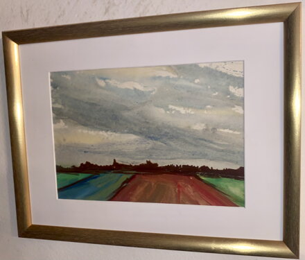 POLE V PODVEČER - NEZNÁMÝ AUTOR