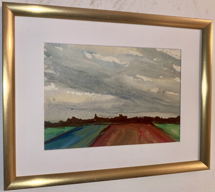 POLE V PODVEČER - NEZNÁMÝ AUTOR