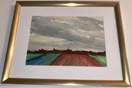 POLE V PODVEČER - NEZNÁMÝ AUTOR