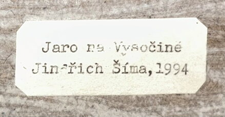 JARO NA VYSOČINĚ - ŠÍMA JINDŘICH