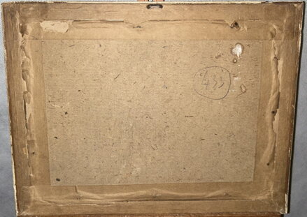 POTOK V PODZIMNÍ KRAJINĚ - NEZNÁMÝ AUTOR