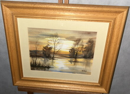 ZÁPAD SLUNCE NAD HLADINOU - SIGNOVÁN