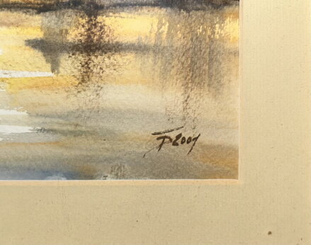 ZÁPAD SLUNCE NAD HLADINOU - SIGNOVÁN