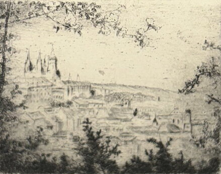 POHLED NA PRAHU - KOZINA KLIMEŠ BOHUMIL