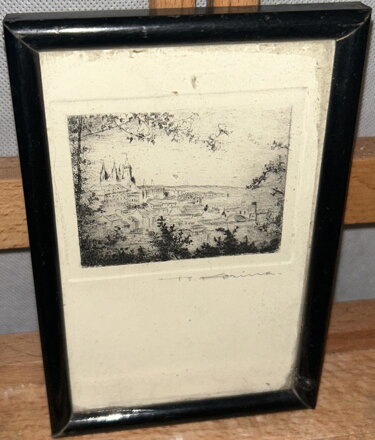 POHLED NA PRAHU - KOZINA KLIMEŠ BOHUMIL