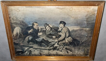 ODPOČÍVAJÍCÍ LOVCI - PEROV GRIGOREVICH VASILY