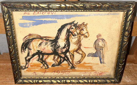 DVA KONĚ V POHYBU - BAJGAR JINDŘICH