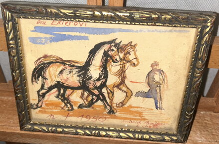 DVA KONĚ V POHYBU - BAJGAR JINDŘICH