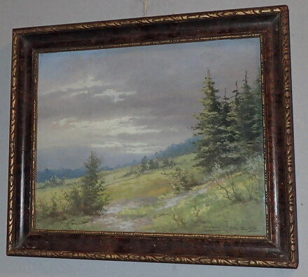 LETNÍ KRAJINA PŘED BOUŘKOU - JAROŠ JOSEF