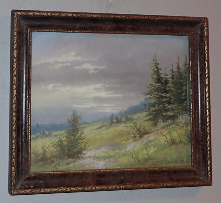 LETNÍ KRAJINA PŘED BOUŘKOU - JAROŠ JOSEF