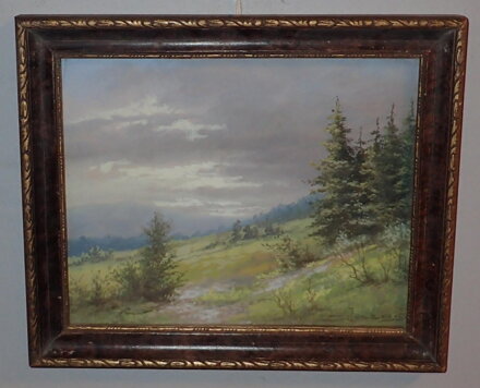 LETNÍ KRAJINA PŘED BOUŘKOU - JAROŠ JOSEF