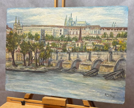 PRAHA POHLED NA HRADČANY - JEŽKOVÁ B.