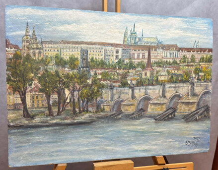 PRAHA POHLED NA HRADČANY - JEŽKOVÁ B.