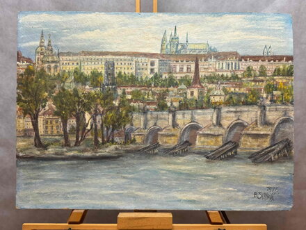 PRAHA POHLED NA HRADČANY - JEŽKOVÁ B.