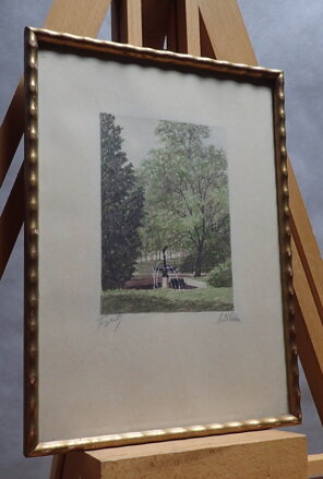 KAŠNA V PARKU - SIGNOVÁN