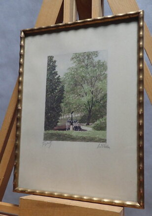 KAŠNA V PARKU - SIGNOVÁN