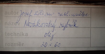 NOVÁKOVSKÝ RYBNÍK - KILIAN JOSEF