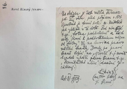 FARNÍ KOSTEL SV. MIKULÁŠE TURNOV PŘED ROKEM 1538 - KINSKÝ KAREL