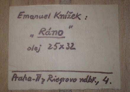 RÁNO - KNÍŽEK EMANUEL
