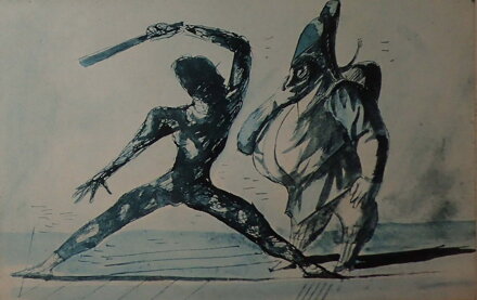 KOMPOZICE S NAPOLEONEM - REPRODUKCE - NEZNÁMÝ AUTOR