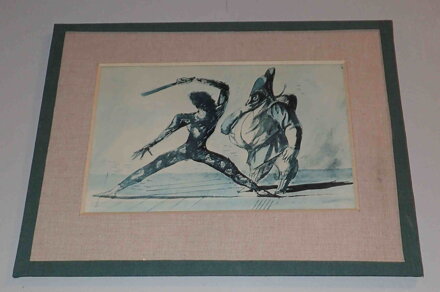 KOMPOZICE S NAPOLEONEM - REPRODUKCE - NEZNÁMÝ AUTOR