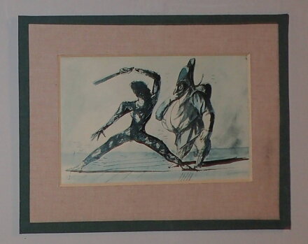 KOMPOZICE S NAPOLEONEM - REPRODUKCE - NEZNÁMÝ AUTOR