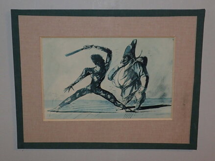 KOMPOZICE S NAPOLEONEM - REPRODUKCE - NEZNÁMÝ AUTOR