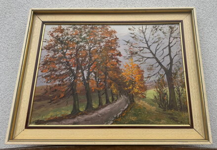 STROMY U CESTY NA PODZIM - KOUSAL JAN