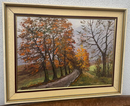 STROMY U CESTY NA PODZIM - KOUSAL JAN