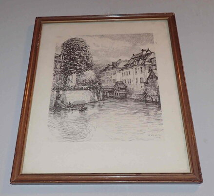 ČERTOVKA - REPRODUKCE - KOZÁK BOHUMÍR BOŽIMÍR FRANTIŠEK