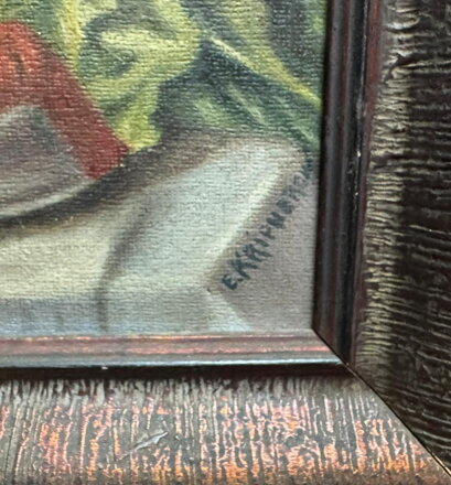 ZÁTIŠÍ S ŠAMPAŇSKÝM A RAKEM - KRIPNEROVÁ E.