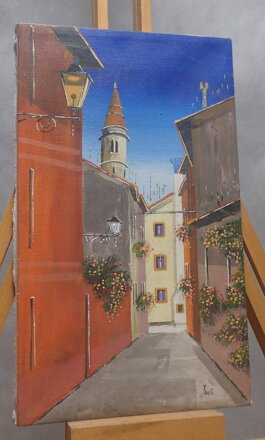 KVĚTINY V ULIČCE - SIGNOVÁN