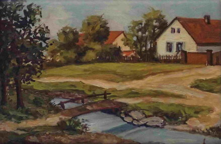 LÁVKA PŘES POTOK ZA VSÍ - ŠTRAJT FRANTIŠEK