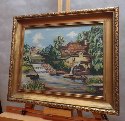 LÉTO U VODNÍHO MLÝNA - NEZNÁMÝ AUTOR LÉTO U VODNÍHO MLÝNA - NEZNÁMÝ AUTOR