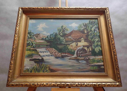 LÉTO U VODNÍHO MLÝNA - NEZNÁMÝ AUTOR LÉTO U VODNÍHO MLÝNA - NEZNÁMÝ AUTOR