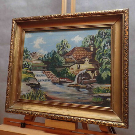 LÉTO U VODNÍHO MLÝNA - NEZNÁMÝ AUTOR LÉTO U VODNÍHO MLÝNA - NEZNÁMÝ AUTOR