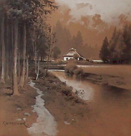 PĚŠINA U ŘEKY - LIEBSCHER KAREL